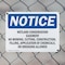 Signmission Wetland Conservation Easement No Mowing, 14 in W x Rectangle, Plastic OS-2PACK-NS-P-1014-L-19039 - alternate 5